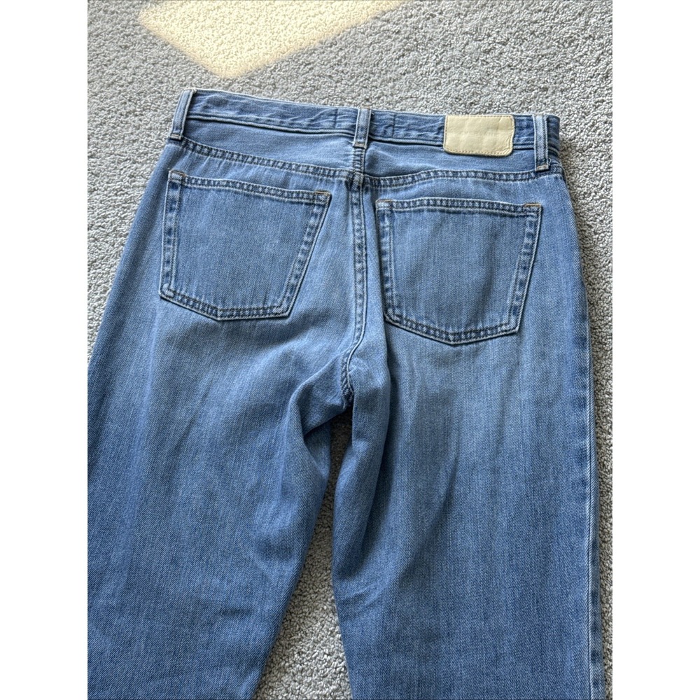 Everlane Ankle Skinny Jeans Size 26 Waist Mid Rise Blue Denim 98% Cotton Stretch - Picture 6 of 7